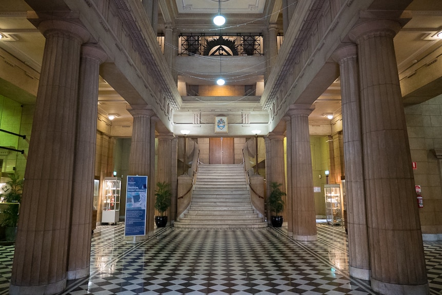 The entrance and Hall of Fame.