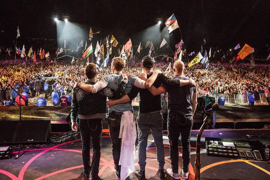 Coldplay perform at Glastonbury 2016
