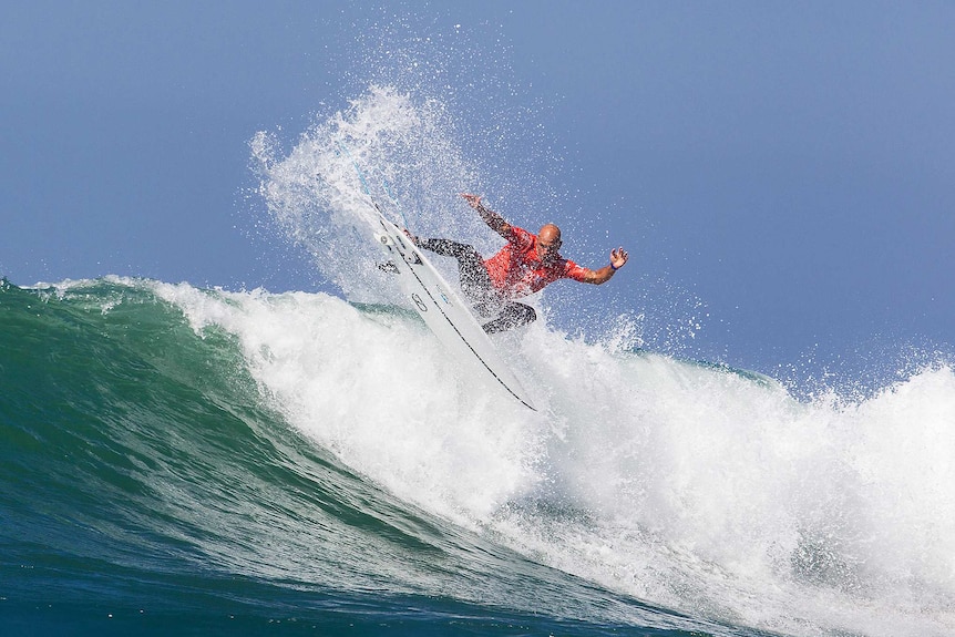 Kelly Slater takes to the air
