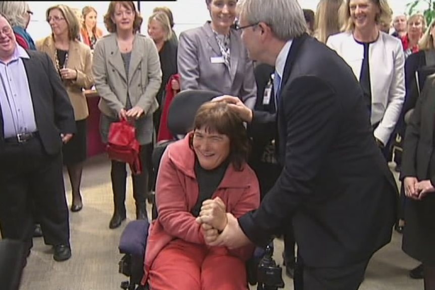Prime Minister Kevin Rudd launches NDIS