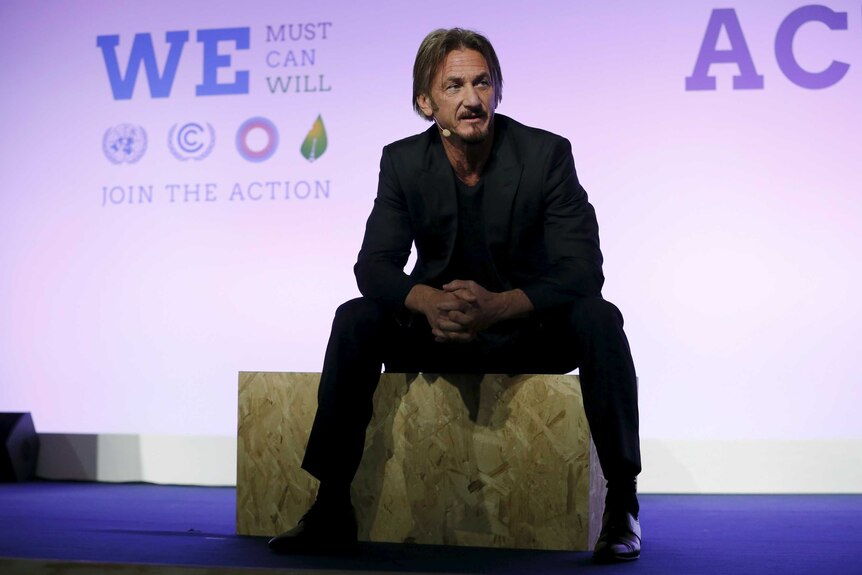Actor Sean Penn at COP21
