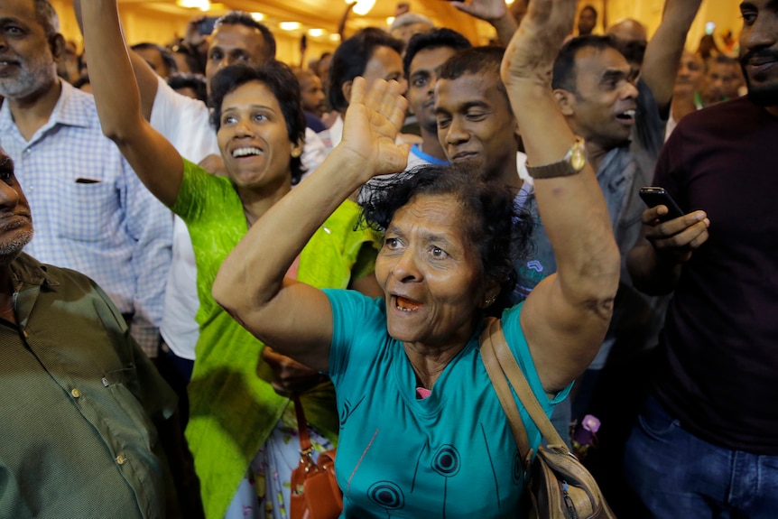 Sri Lanka PM protest