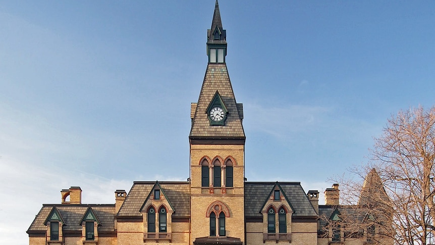 hamline university building victorian gothic style architecture 