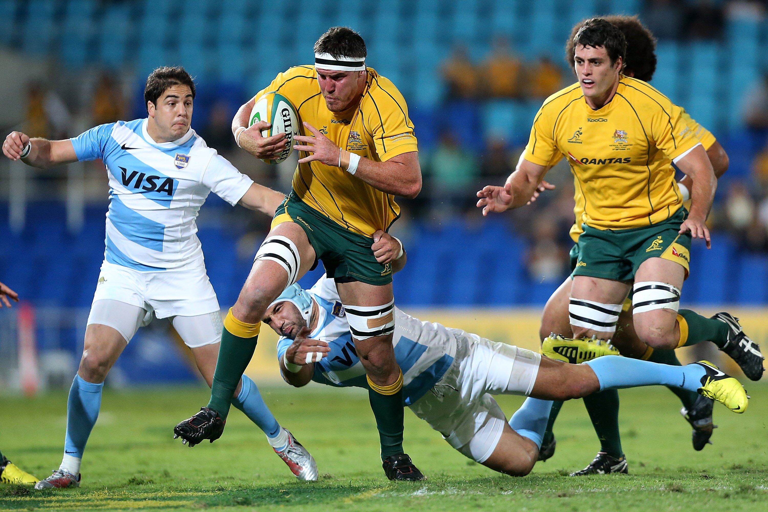 Wallabies battle back to deny Pumas - ABC News