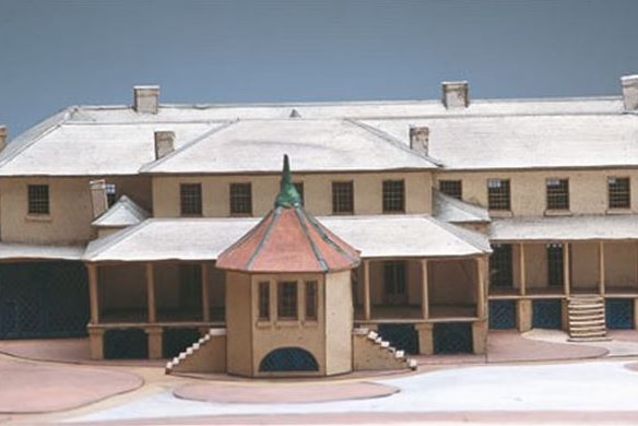 Miniature model of Government House