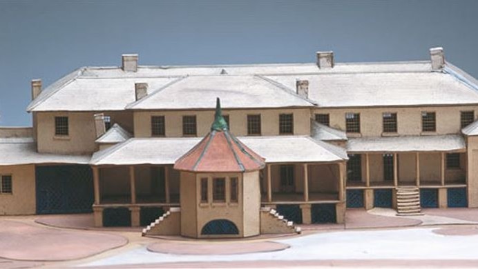 Miniature model of Government House