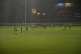 Lights out due to storm in SANFL game