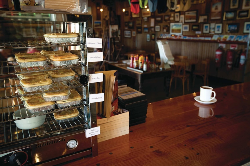 Inside Birdsville Bakery.