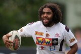 Staying in Red Hill: Thaiday has become one of the Broncos' on-field leaders.