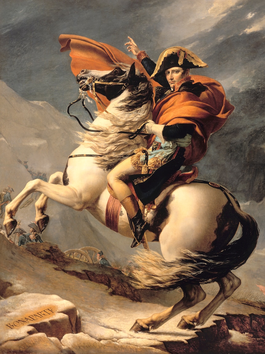 Napoleon on horseback, from the exhibition Napoleon Revolution to Empire exhibition