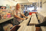 Rare Groove Records owner Ray Parsons in his Nobby Beach store