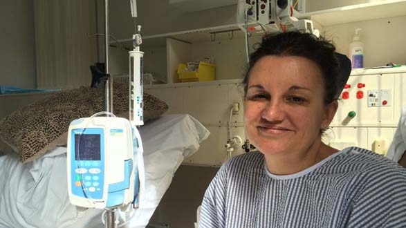 Independent senator Jacqui Lambie in hospital.