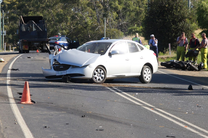 Father and son killed in motorbike crash - ABC News