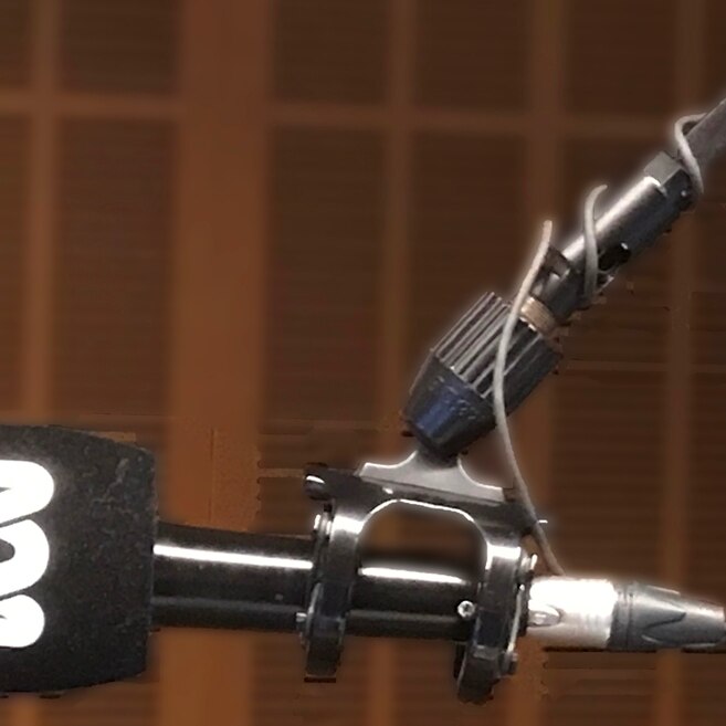 Typical studio microphone, commonly used by ABC Radio presenters