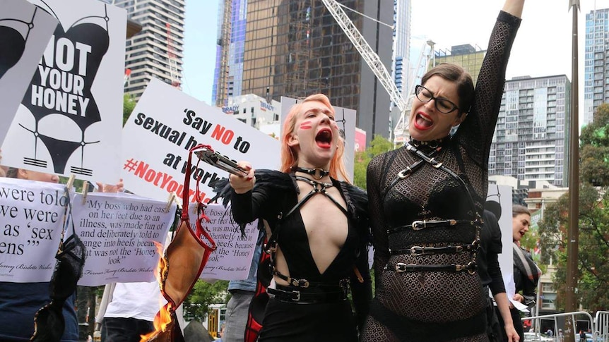 Honey Birdette protest 2