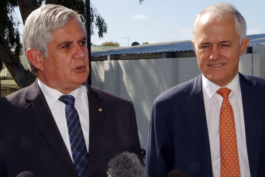 MP Ken Wyatt with Prime Minister Malcolm Turnbull.