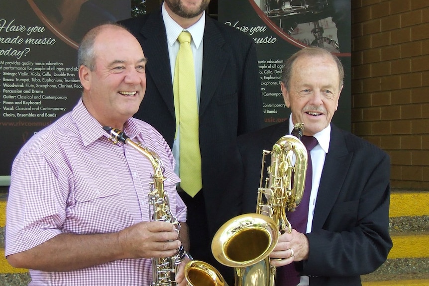 2018 Darryl Maguire with saxophone