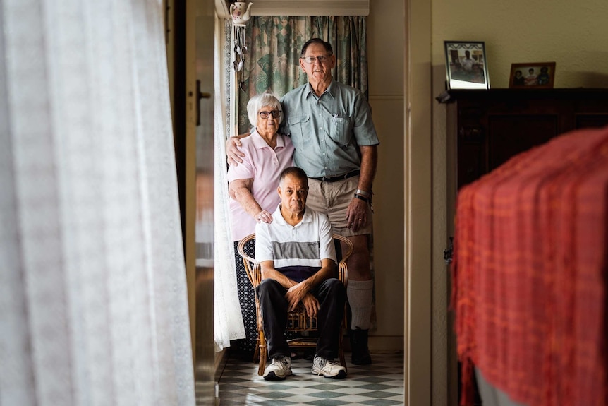 Kay and Bod with Danny, who was their first child.