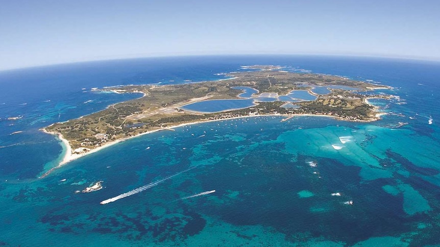 Aerial of Rottnest Island