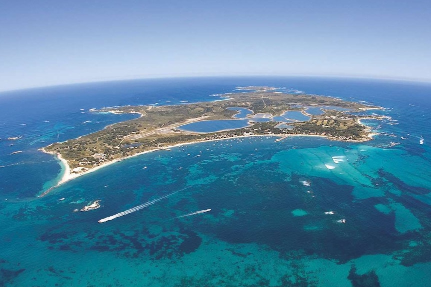 Aerial of Rottnest Island