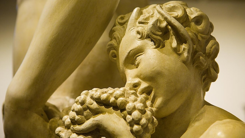 Detail from Bacchus