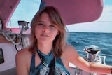 On the home stretch: Jessica Watson has been plagued by engine trouble for the past week