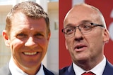NSW Premier Mike Baird and NSW Labor Leader Luke Foley