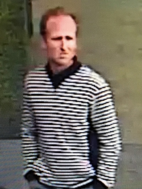 Victoria Police said a picture of Stephen Bailey was taken at about 6.53am Wednesday in Melbourne's CBD.