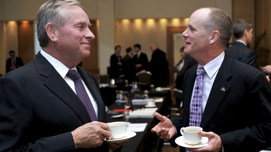 Campbell Newman and Colin Barnett