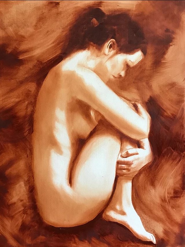 Andrew Grant's Untitled painting of a woman
