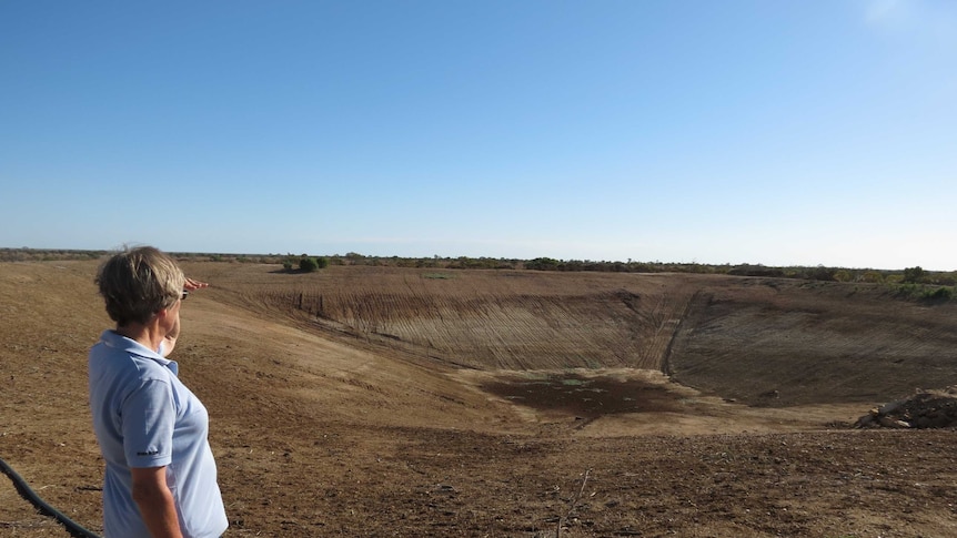 Longreach drought: Dams are dry for the first time