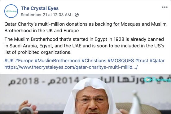 Other fake accounts promoted content about the UAE and Middle Eastern politics.