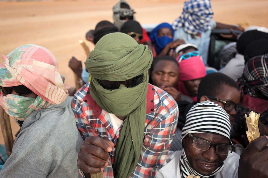 Migrants heading towards Europe are forced through the Sahara Desert without food and water