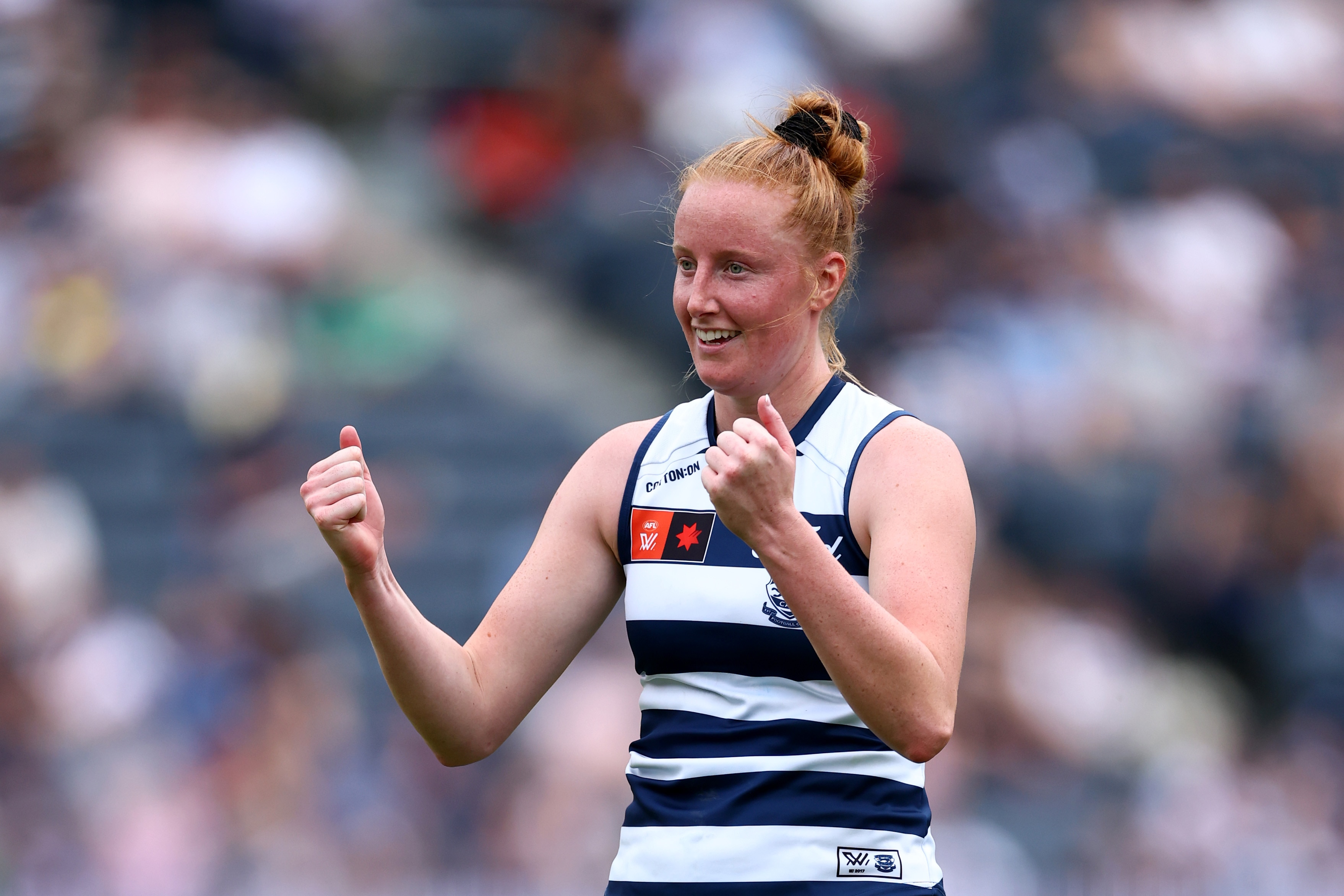 Aishling Moloney clenches her fists