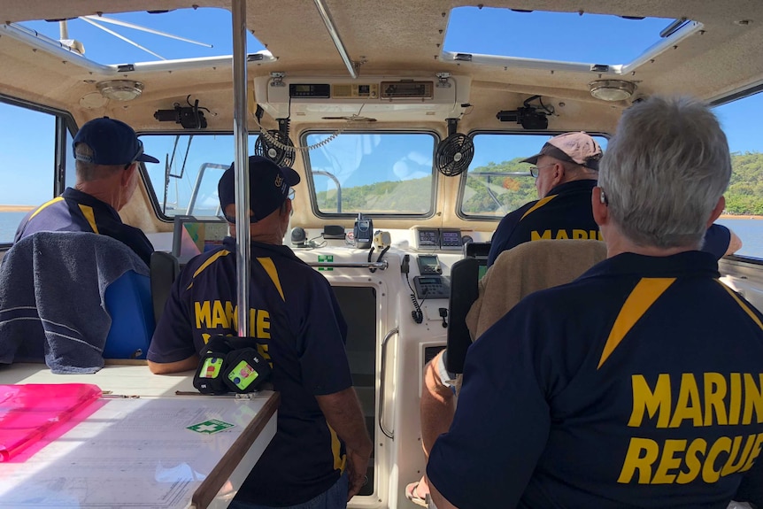 The Round Hill Volunteer Marine Rescue crew at Agnes Water/Seventeen Seventy