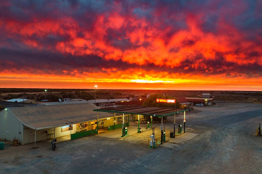 Outback roadhouse and fuel stop