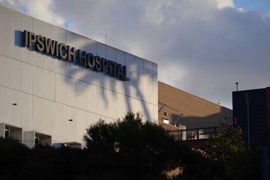 The exterior of Ipswich Hospital