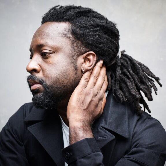 Author headshot of Marlon James
