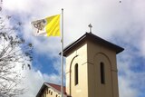 The Vatican flag flies in Penola to mark Feast Day