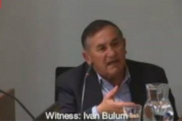 Ivan Bulum in a royal commission feed.