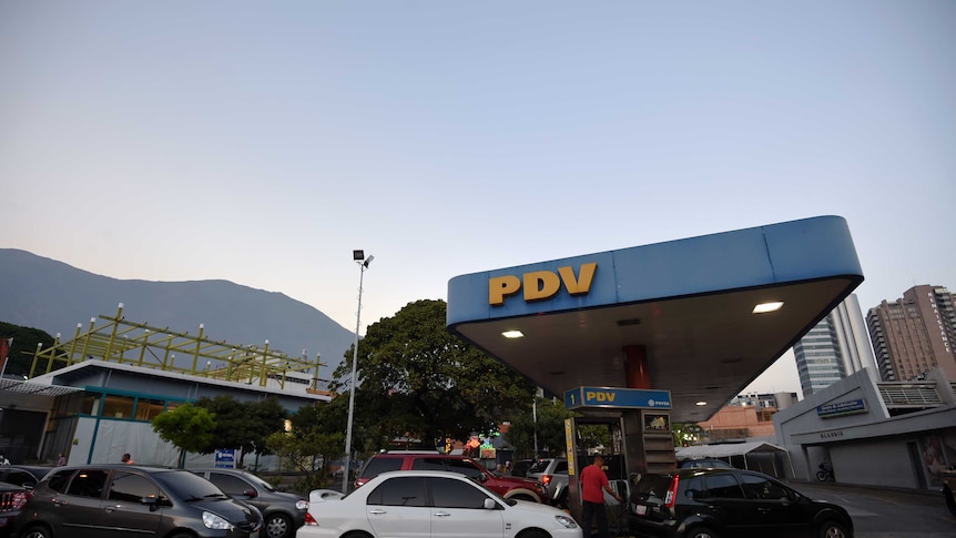 Petrol station in Venezuela