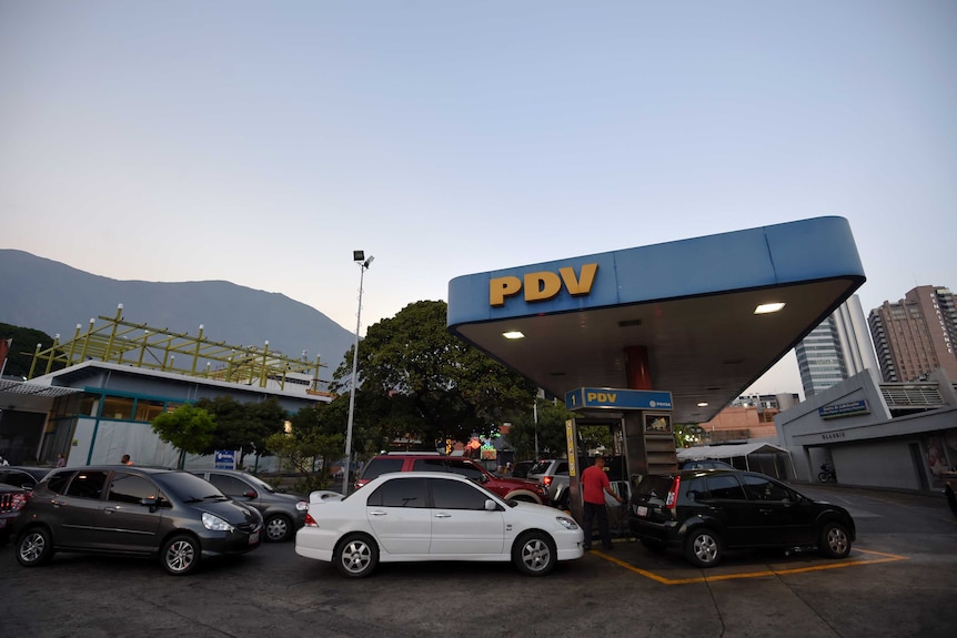 Petrol station in Venezuela