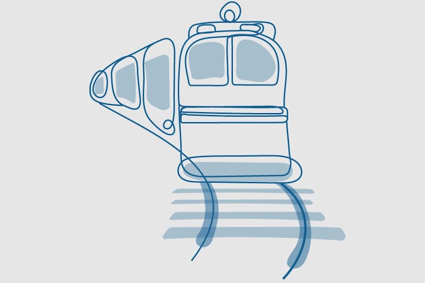 A graphic of a train.