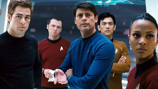 Cast of one of the recent Star Trek films.