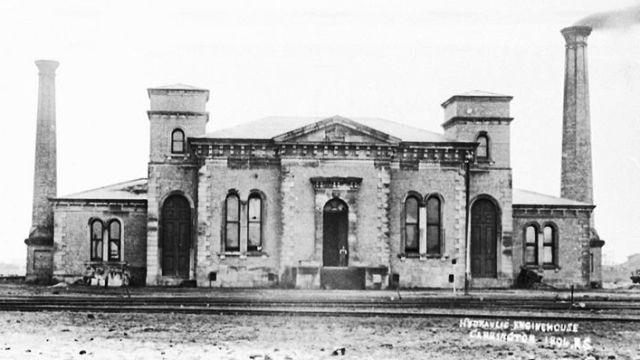 Newcastle's historic Carrington pumphouse, now up for lease.