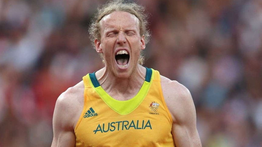 Brimming with frustration... Steve Hooker reacts to a failed attempt at 5.65 metres.
