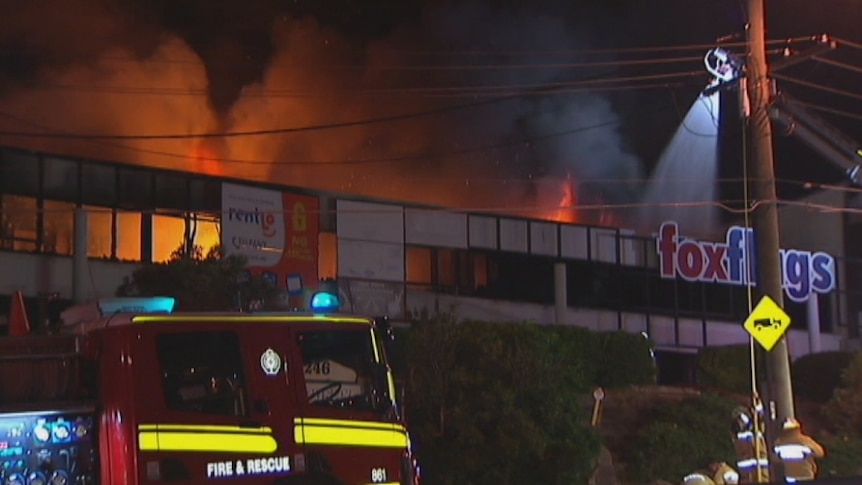 Fire gutted a Salisbury industrial complex