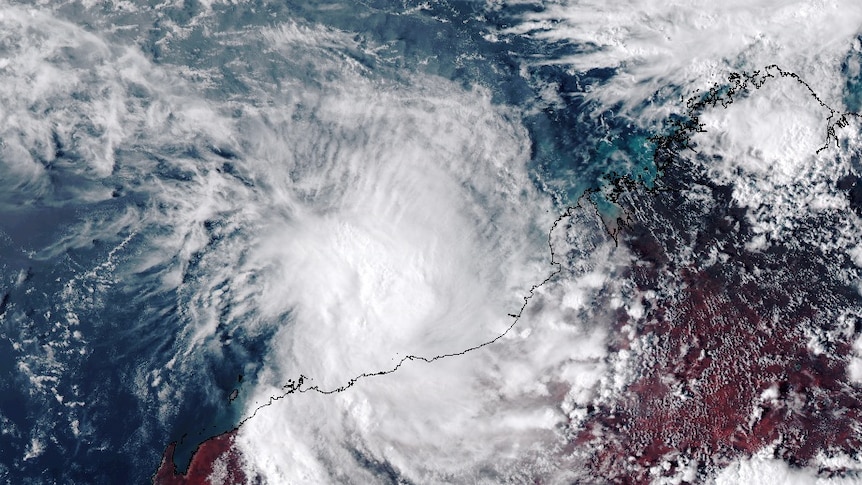 Cyclone Stan pictured from above