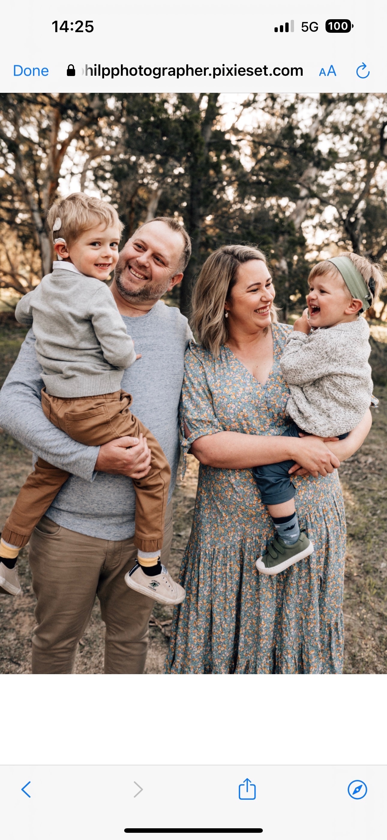 The Smedley family believe six-year-old Logan's hearing and speech has been delayed due to the mistake. (Supplied)