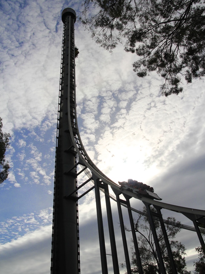 The Tower of Terror ride Dreamworld